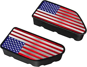 Bed Rail Stake Pocket Covers for Truck Rear Holes Caps Bed Rail Holes 	Red Blue