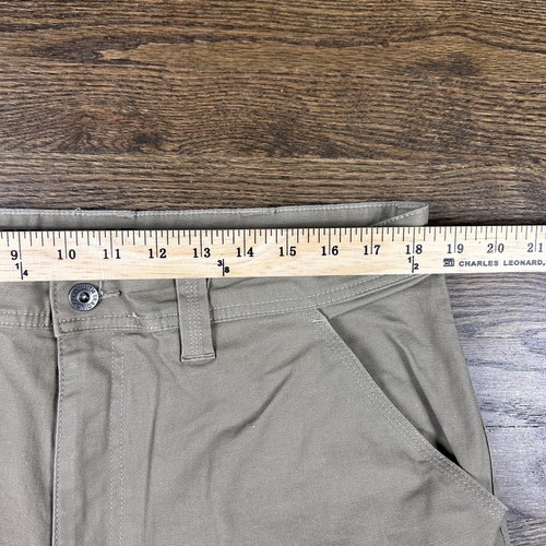 Duluth Trading Flex Fire Hose Pants Mens 38x32 Khaki Workwear Utility Durable - Picture 5 of 10
