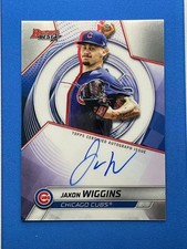 2025 Topps Bowman's Best Jaxon Wiggins Auto Chicago Cubs