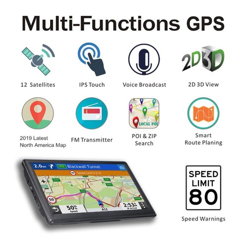 OHREX N700 GPS Navigator for Car Truck RV 2025,Truck GPS Commercial Drivers,T... - Picture 5 of 7