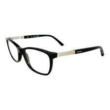 Swarovski SW5117 Elina Womens Plastic Eyeglass Frame 001 Shiny Black 54-16