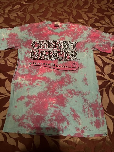 Vintage Cherry Garcia Ben & Jerry’s Ice Cream T-shirt Tie Dye Mens ...
