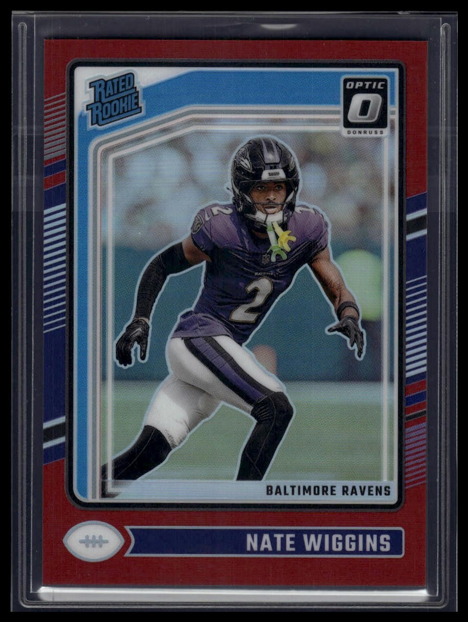 2024 Donruss Optic #281 Nate Wiggins Red #/125