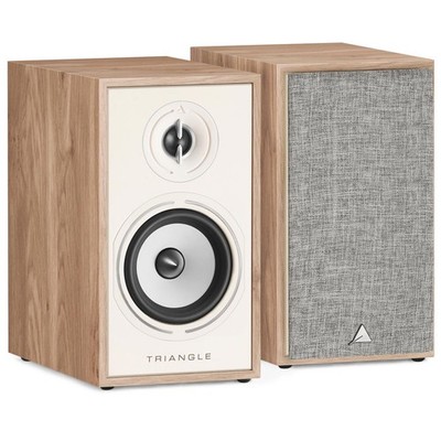 Triangle Borea BR02 80W 2-Way Bookshelf Speakers, Pair, Light Oak