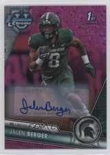 2023 Bowman U Chrome Fuchsia Mini-Diamond Refractor /150 Jalen Berger Auto 00rs
