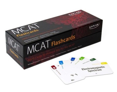 MCAT Flashcards: 1000 Cards to Prepare You for the MCAT by Kaplan Test Prep (Eng