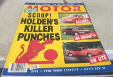 Aug 1990 Motor Mag HOLDEN CALIBRA VN Group A ,  HSV SV90 Tarago