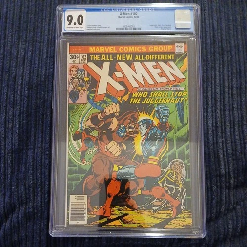X-Men #102 - CGC Graded 9.0 OFF WHITE/ WHITE PAGES - KEY issue - Storm origin