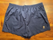 Vintage 90s Nike Tennis Shorts Mens Sz XL Navy Challenge Court Style Malaysia