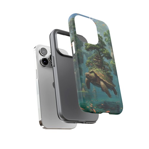 Floating Turtle Island Shell - Phone Cover Case for iPhone, Galaxy, Pixel - 第 72/261 張圖片
