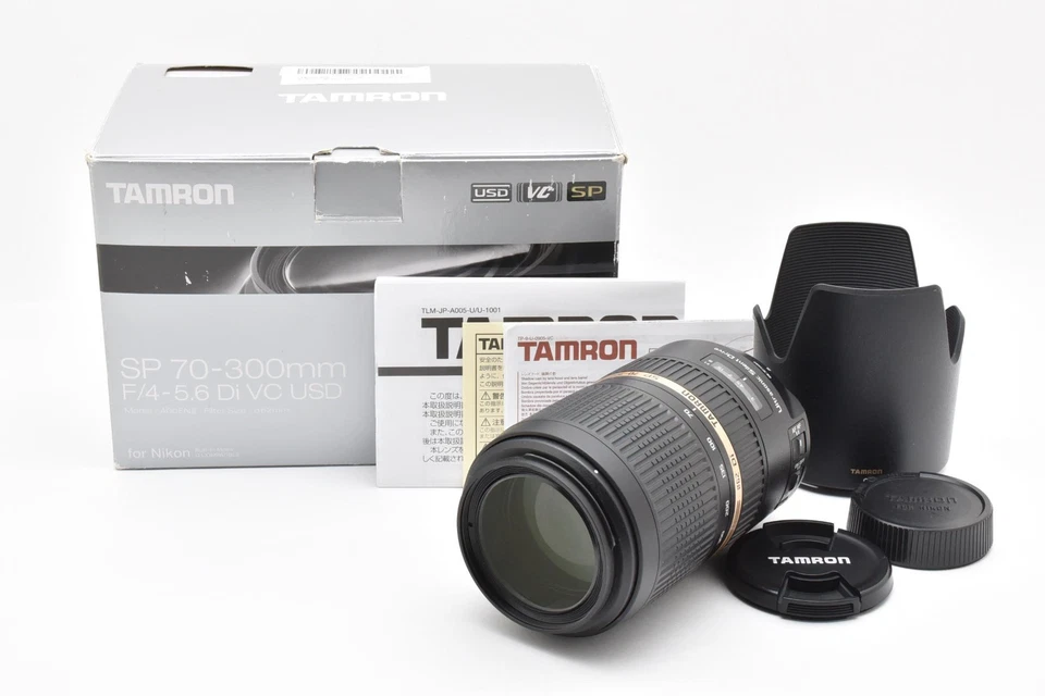 US Duty Paid Tamron SP 70-300mm f/4-5.6 Di VC USD A005 Telephoto Nikon N Mint - Image 3 of 4