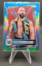 2025 Topps Chrome WWE Red & Blue Refractor #197 Tommaso Ciampa Wrestling Card
