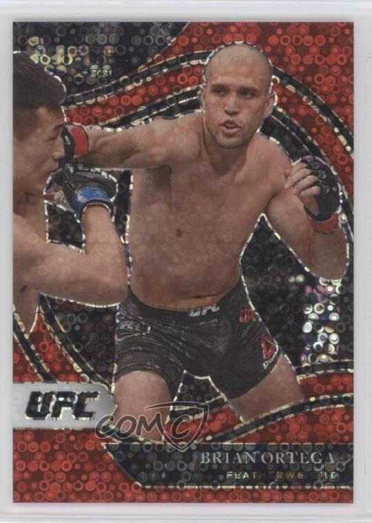 2021 Panini Select UFC Octagonside Red Disco Prizm 137/199 Brian Ortega #230 4m4