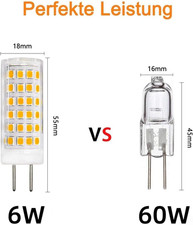 JQslight Lampadina LED G6.35 Da 3 W, Luce Bianca Calda 3000 K Ac Dc 12 V Bi Pin Jc Tipo Gy6 35 Per Lampada Da Scrivania Accent Display Illumi 91445018