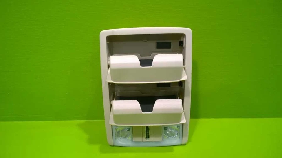 09 10 11 12 13 14 15 16 LINCOLN MKS CONSOLE DE ÓCULOS DE SOL LUZ AÉREA FABRICANTE DE EQUIPAMENTO ORIGINAL 2597-37 - Imagem 2 de 3