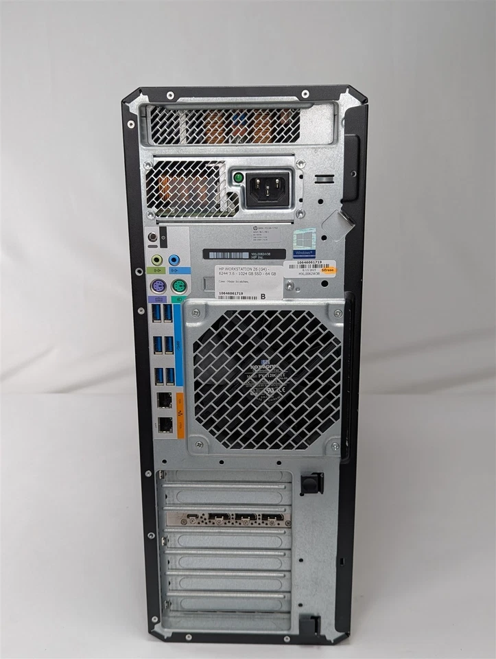 HP Z6 G4 Tower Xeon Gold 6244 3.6GHz 64GB RAM 1TB SSD Quadro RTX 4000 - Image 4 of 4