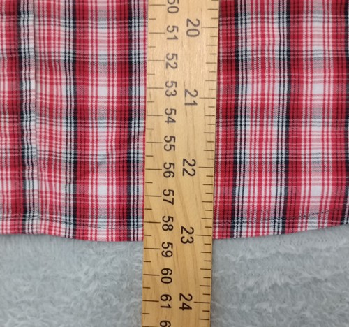Camisa Levis Juvenil Niño Talla Mediana 12/14 Rojo Blanco Cuadros - Imagen 5 de 7