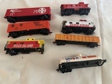Lot 7 Tyco Train Cars Vintage As Is HO