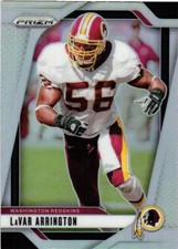 2024 Panini Prizm #295 LaVar Arrington Silver JW11