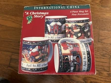 International China A Christmas Story Susan Winget COFFEE MUGS - NEW OPEN BOX