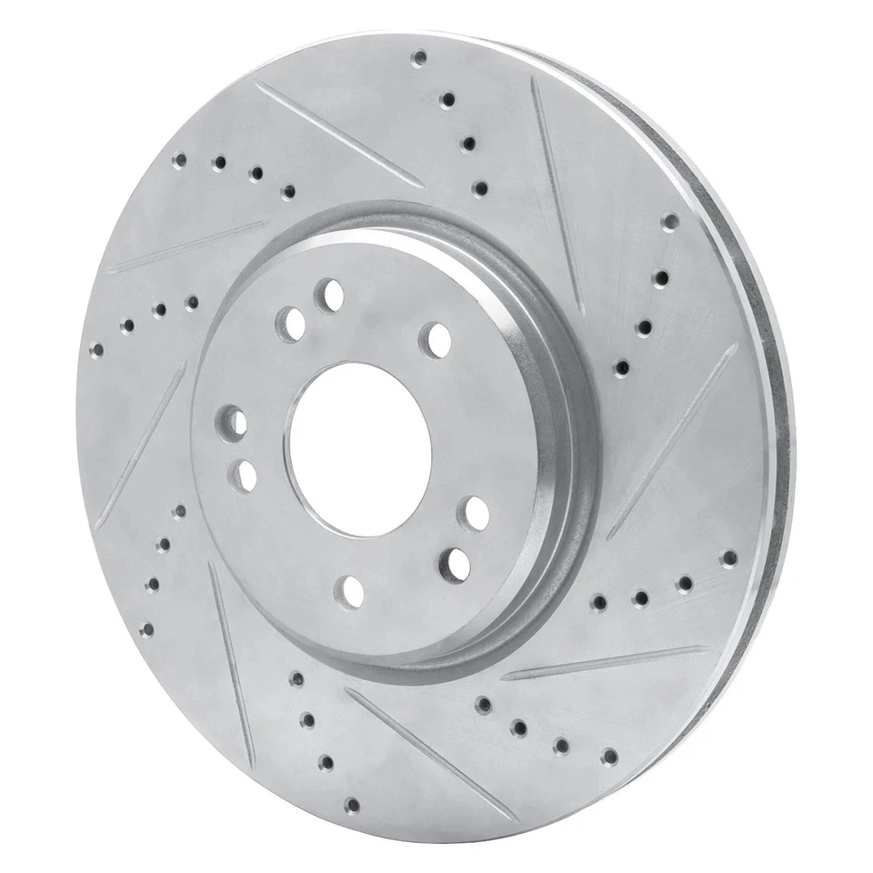 For Mercedes-Benz SL600 94-02 Brake Rotor DFC Premium Drilled & Slotted Front Foto 2 de 4