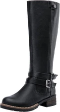 Jeossy 9660 Knee High Boots for Women, Classic Tall Riding Low Heel... 