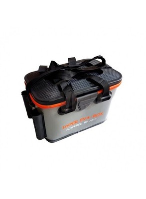 Atora EVA Hyper Box   wasserdichte Tacklebox mit Einsatz & Rutenhalter 42×25×30