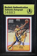 BAS 2003-04 Bazooka Rick Fox #81 Authentic Auto ow6