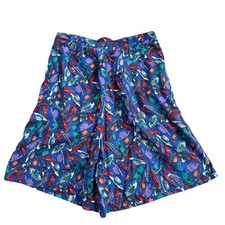 Vintage 90s Bugle Boy Classics Printed Shorts Allover Hats Print Size 10