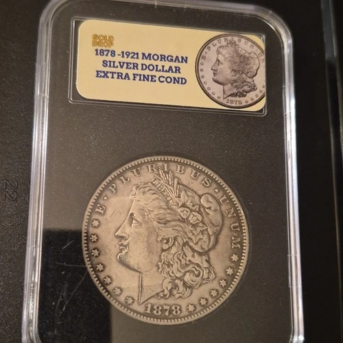 1878 Morgan Silver Dollar Extra Fine Circulated Business Strike 0.9 Fineness