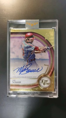 2025 Topps Five Star Autographs Mike Schmidt 25/50 FSA-MS Phillies EZ38