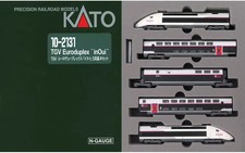 KATO 10-2131 TGV Euroduplex inOui 5-Car Basic Set Spur N 1/160 Modelleisenbah...