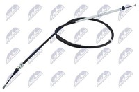 NTY Seilzug, Feststellbremse HLR-FT-018 Passend FüR Fiat