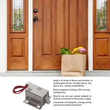 2A DC Micro Electromagnetic Lock Cabinet Door Drawer Electric Release Assembly