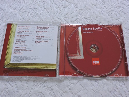 Italian Opera Arias Renata Scotto CD EMI Classics - Picture 4 of 4