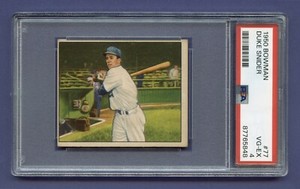 1950 DUKE SNIDER PSA 4 VG-EX HOF BOWMAN BRKLYN DODGERS VINTAGE GORGEOUS #77 RZC