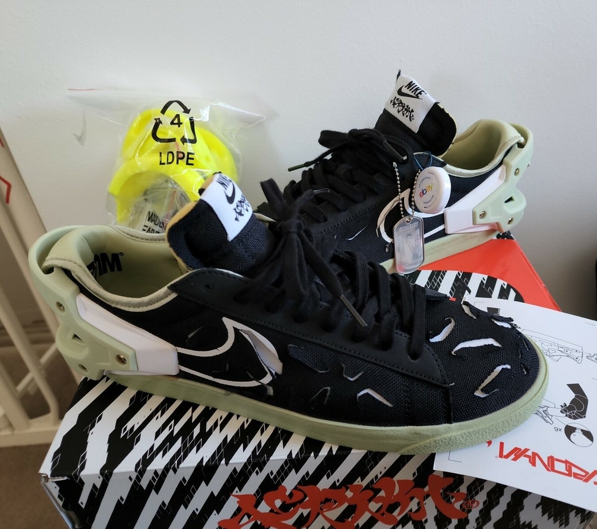 nike ACRONYM ブレザーLOW black ACRONYM Nike Blazer Low Black Volt Release Info | Hypebeast