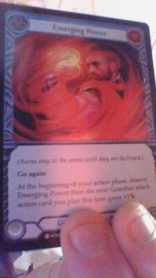 Flesh and Blood TCG : Welcome To Rathe : Emerging Power : BLUE Common FOIL 