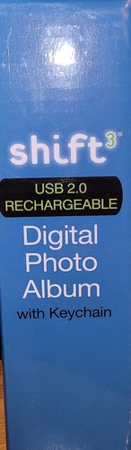 Rare Purple Shift Digital Photo Album Keychain USB Rechargeable Vintage HTF NEW - Picture 6 of 8