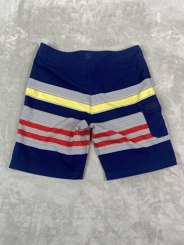 Sperry Top Sider Multicolor Stripe Stretch Boardshorts Swim Trunks Men's 34 - Picture 6 of 7
