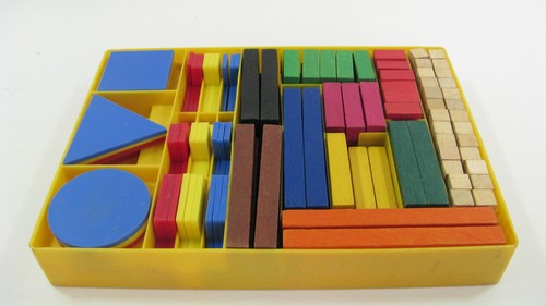 KLETT KASTEN GELB Mathe Formen und Stäbe Mathematik Grundschule Montessori - Picture 2 of 5