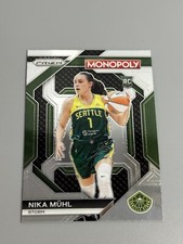 Nika Muhl 2024 Panini Prizm Monopoly WNBA Rookie WNBA26 Seattle Storm