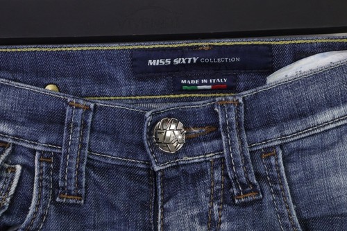 MISS SIXTY M60 SHOCK Denim Stretch Slim Skinny Low Rise Jeans Sz 23 - Picture 5 of 22