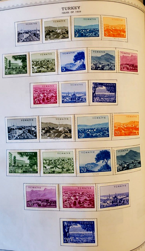 25 Türkei Briefmarken - Lot#15B 1959 Türkei Städte