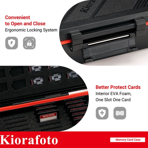 Micro SD PSV NS CFexpress Type A SD SDXC Memory Card Case Holder Box Storage - Picture 7 of 10