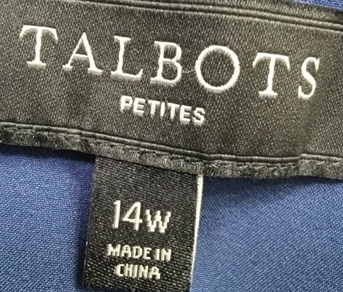 Talbots Womens Skirt Size 14W Petite 14WP Multicolor Floral NEW - Picture 2 of 12