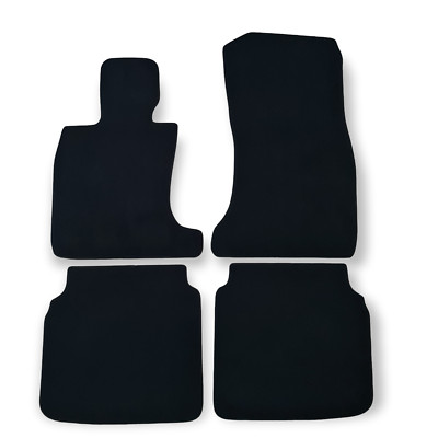Car Floor Mats Velour For BMW 7 M7 F02 Waterproof Black Carpet Auto Liners New