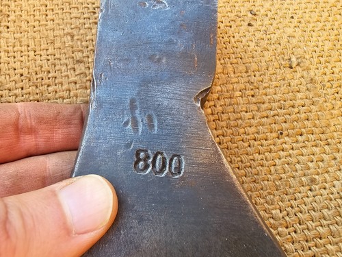 VINTAGE GERMAN AXE HEAD HELKO WERK ANTIQUE LOGGING SPLITTING FELLING FOREST - Picture 3 of 15