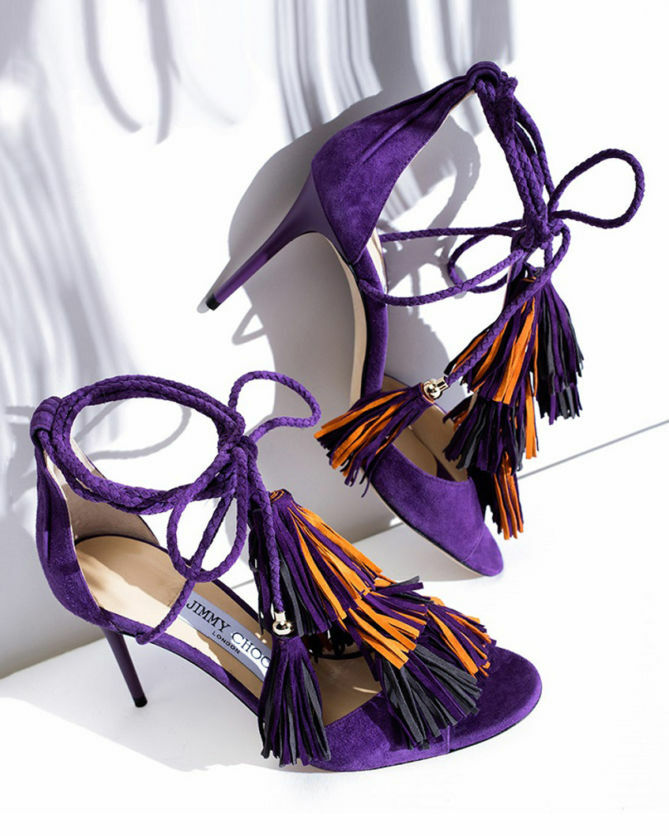 Jimmy Choo ピンヒール Jimmy Choo 85mm 36.5 37 37.5 38 39.5 Heel Mindy Boho Purple