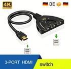 ✅ HDMI 3 in 1 splitter cavo adattatore interruttore distributore hub UHD 4K@60Hz✅